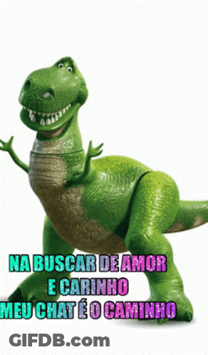 Buzz Lightyear, Mr. Potato Head, And Rex Playing With Dinosaur GIF