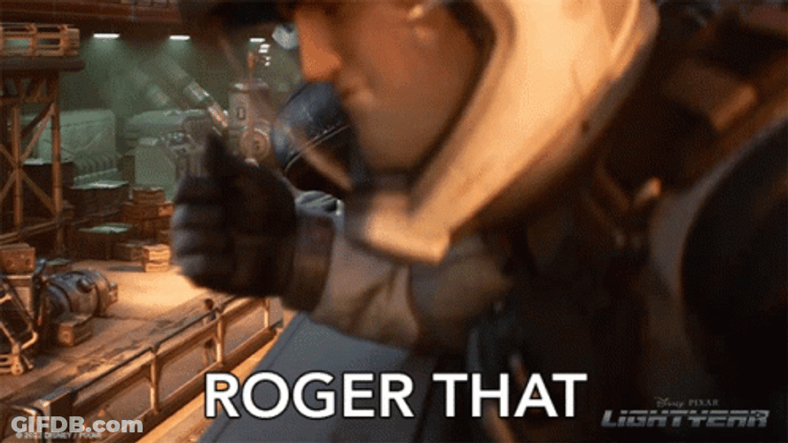 Buzz Lightyear Roger That GIF