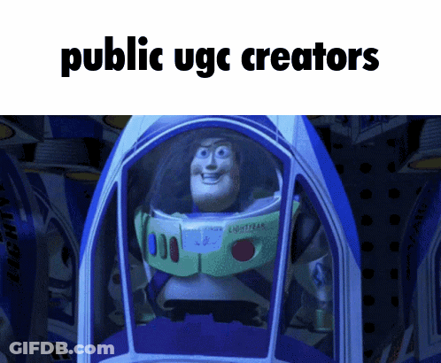 Buzz Lightyear Sitting In Spaceship Public UGC Creators GIF