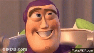 Buzz Lightyear Smiling Close Up GIF