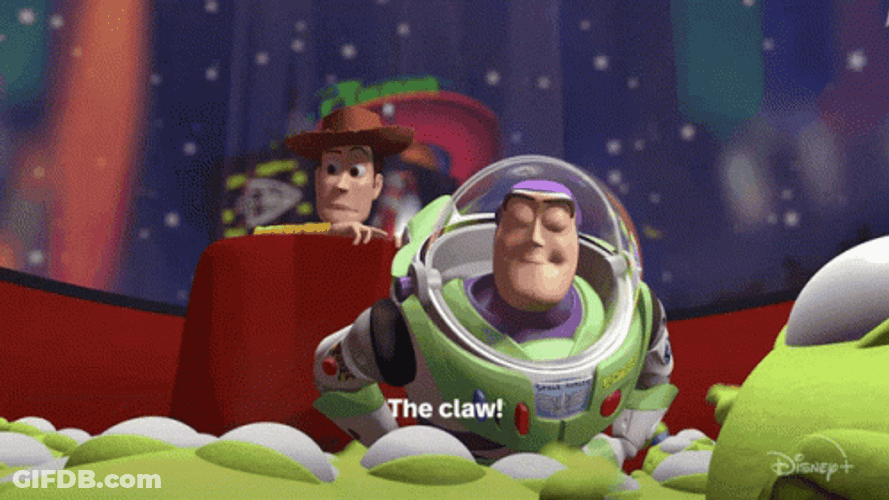 Buzz Lightyear The Claw GIF