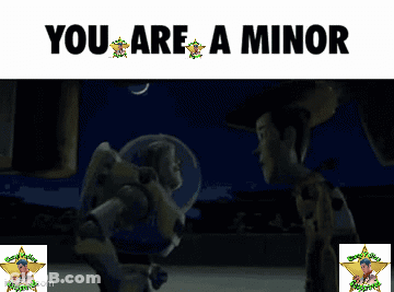Buzz Lightyear You Are A Minor GIF