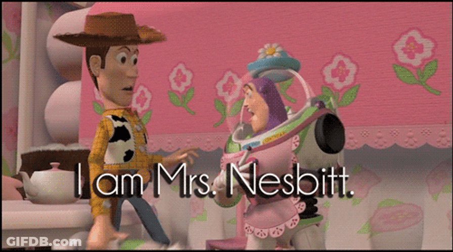 Buzz Woody I Am Mrs Nesbit GIF