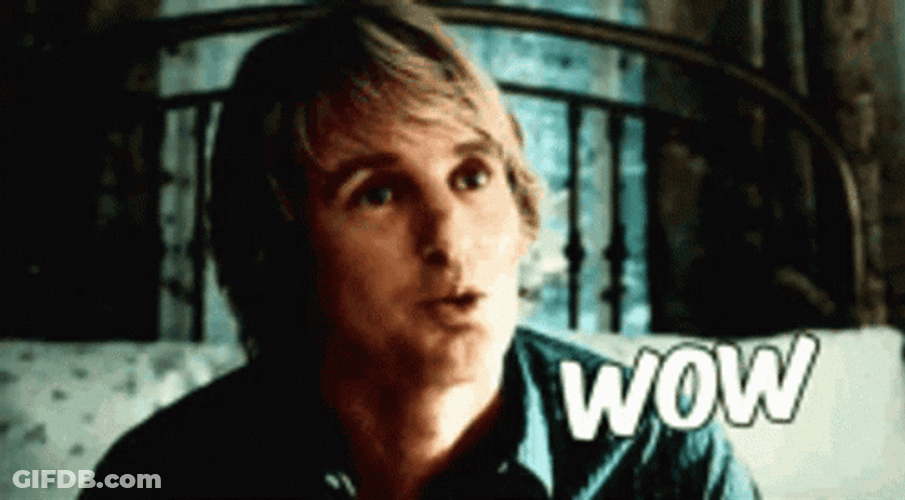Bwahaha Sarcastic Wow Owen Wilson GIF