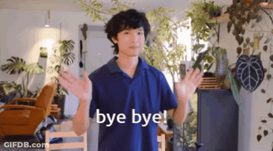 Bye Bye Bye Benji Plant Youtuber Waving GIF