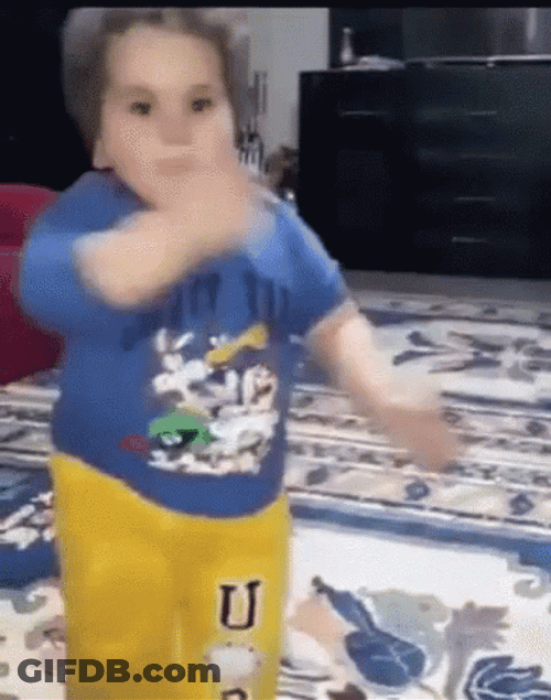 Bye Bye Bye Chubby Baby Dancing GIF