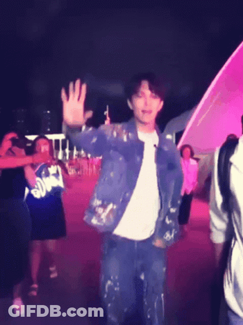 Bye Bye Bye Dimash Waving GIF