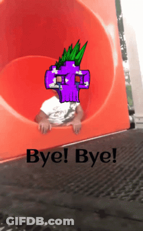 Bye Bye Bye Girl Sliding Face Swap GIF