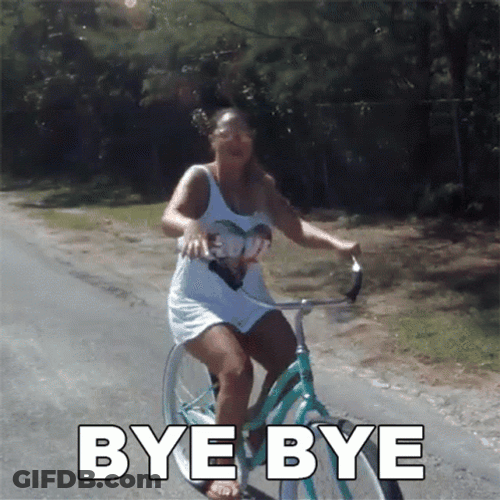 Bye Bye Bye Summer Bike Ride GIF