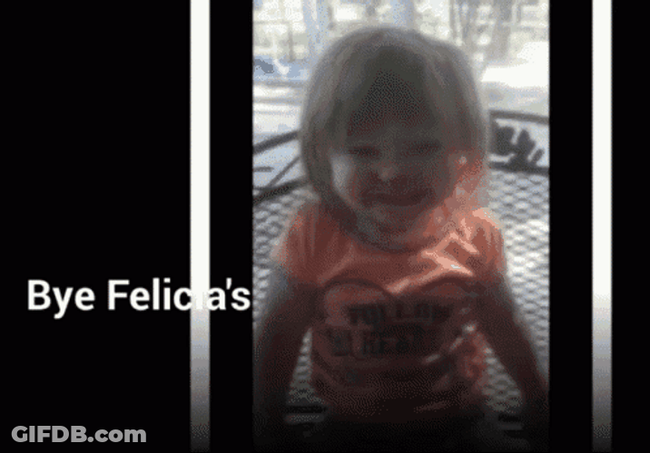 Bye Felicia Scary Kid GIF