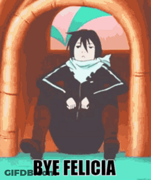 Bye Felicia Yato Noragami GIF