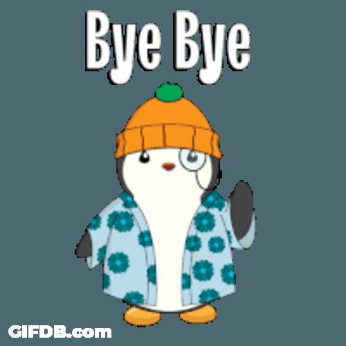 Bye Goodbye Sticker GIF