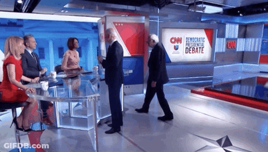 Bye Joe Biden CNN Studio GIF