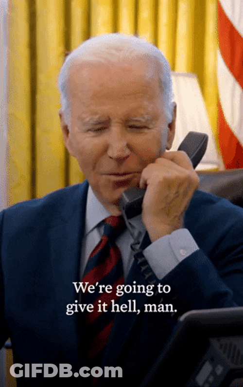 Bye Joe Biden Talking On Phone GIF