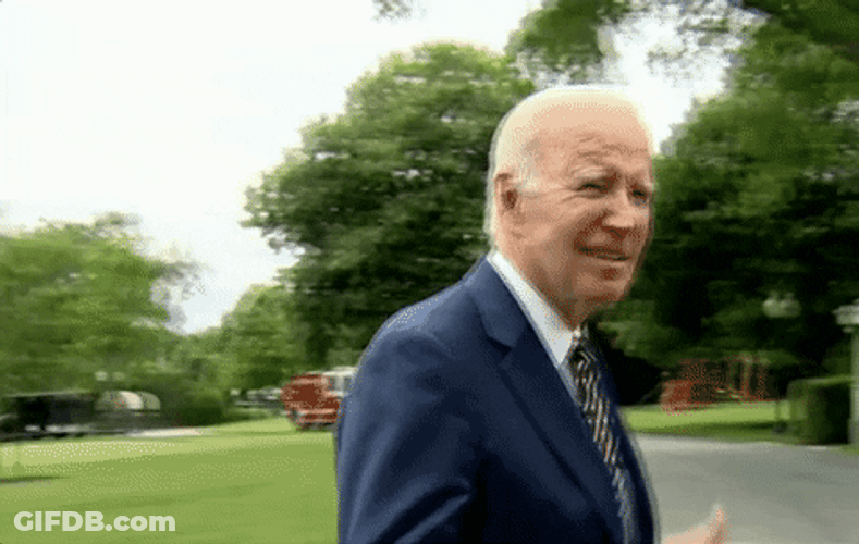 Bye Joe Biden Walking Away GIF