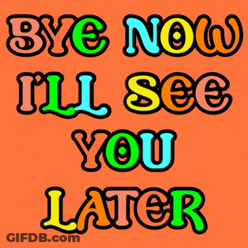 Bye Now See You Later GIF