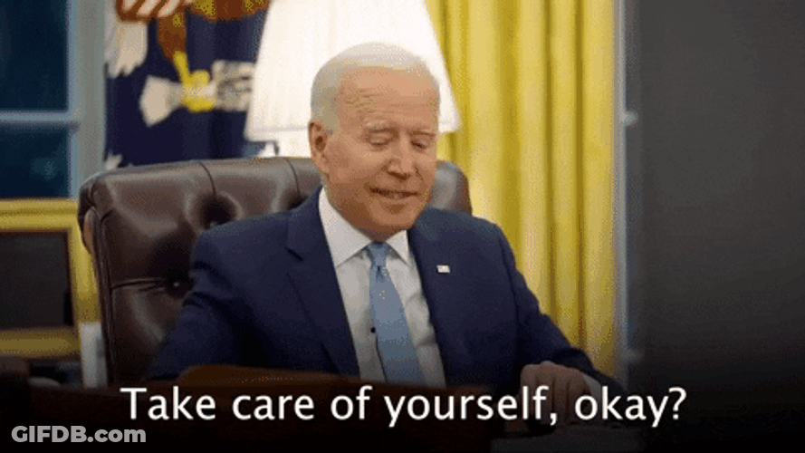 Bye President Joe Biden Take Care GIF