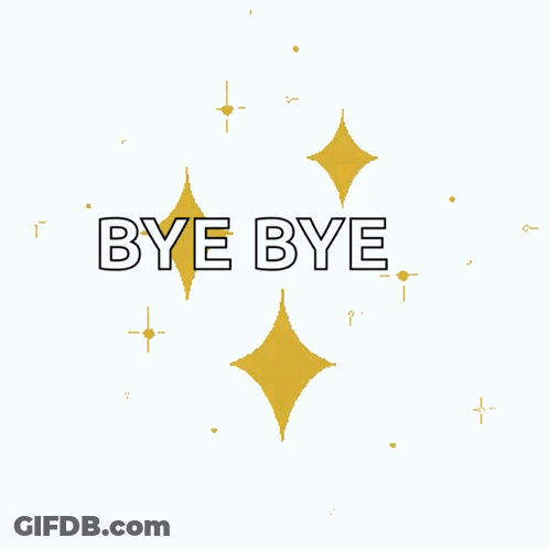 Bye Surrounded By Gold Diamonds GIF