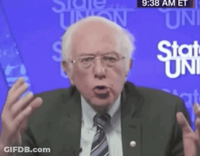 C'mon Do Something Bernie Sanders GIF