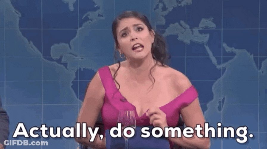 C'mon Do Something Cecily Strong GIF