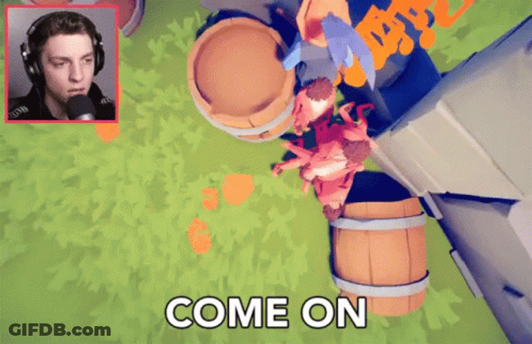 C'mon Do Something Game Stream GIF