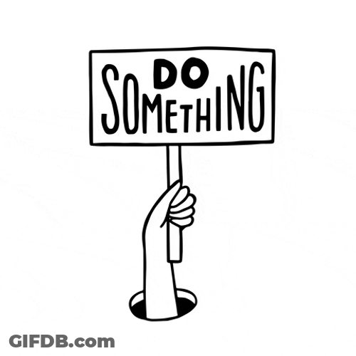 C'mon Do Something Now Hand In Hole GIF