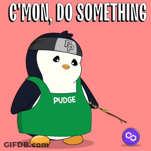 C'mon Do Something Polygon Crypto GIF