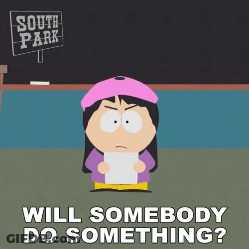C'mon Do Something Wendy Testaburger GIF