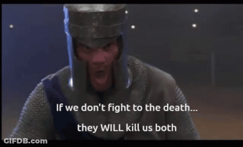 Cable Guy Fight To The Death GIF