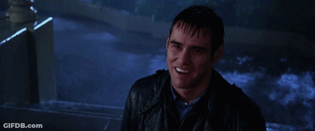 Cable Guy Jim Carrey In The Rain GIF