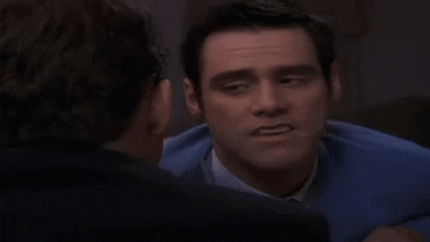 Cable Guy Mocking Face GIF