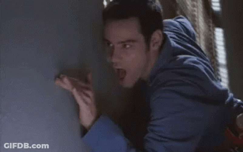 Cable Guy Tapping Wall GIF
