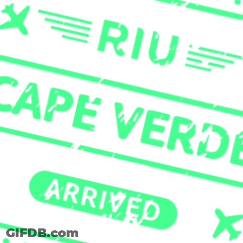 Cabo Verde Riu Hotels Stamp GIF