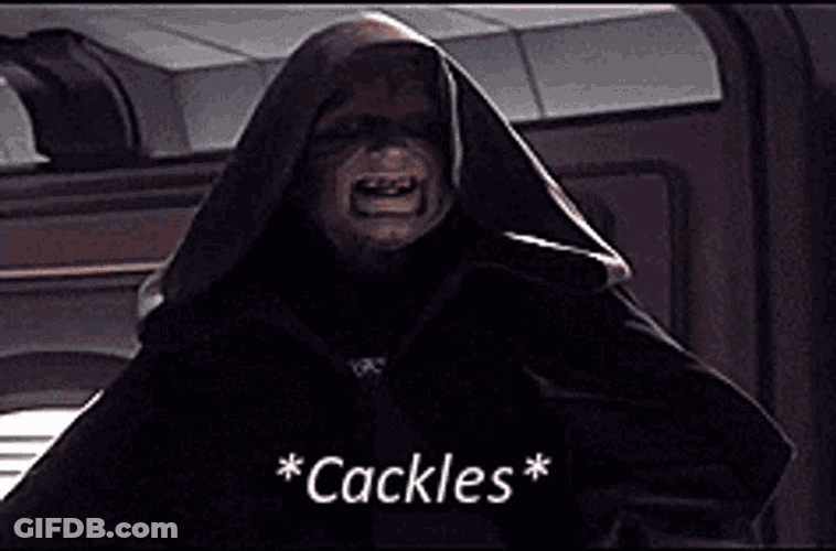 Cackles Star Wars GIF