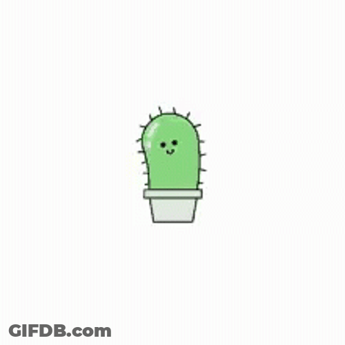 Cactus Trying To Get Out From Pot GIF