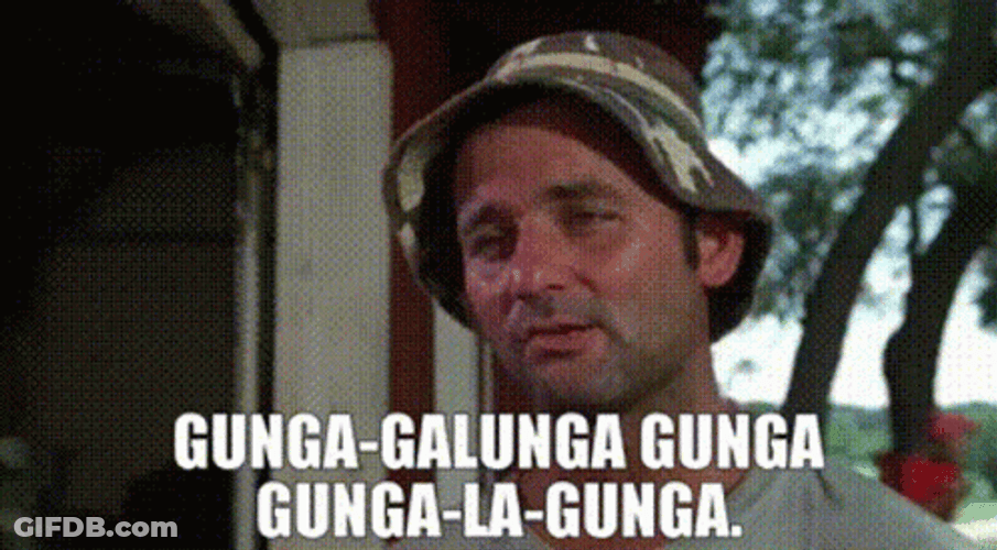 Caddy Shack Bill Murray Nodding GIF