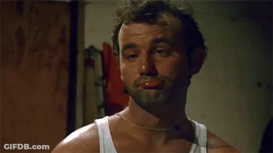 Caddy Shack Carl Spackler Distorted Face GIF
