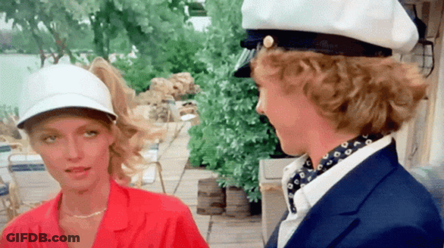 Caddy Shack Girl Saying Bye GIF