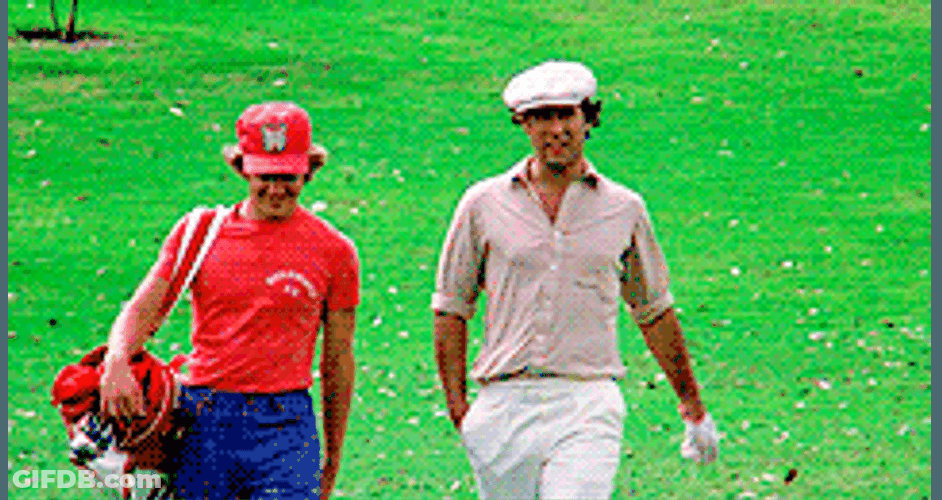 Caddy Shack Leaving After Golfing GIF