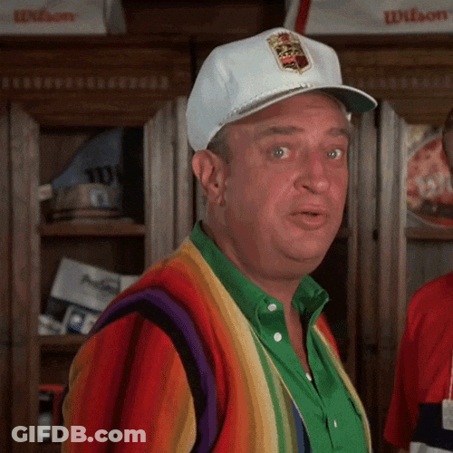 Caddy Shack Man Make Face GIF