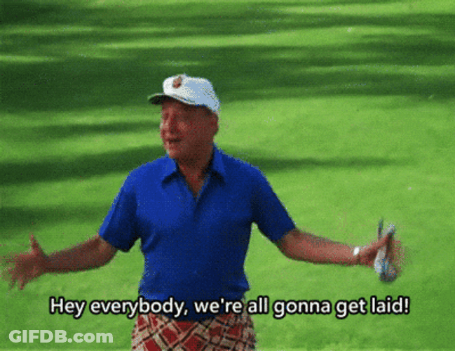 Caddy Shack Weird Man GIF