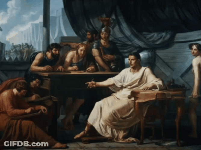 Caesar Moving Art GIF