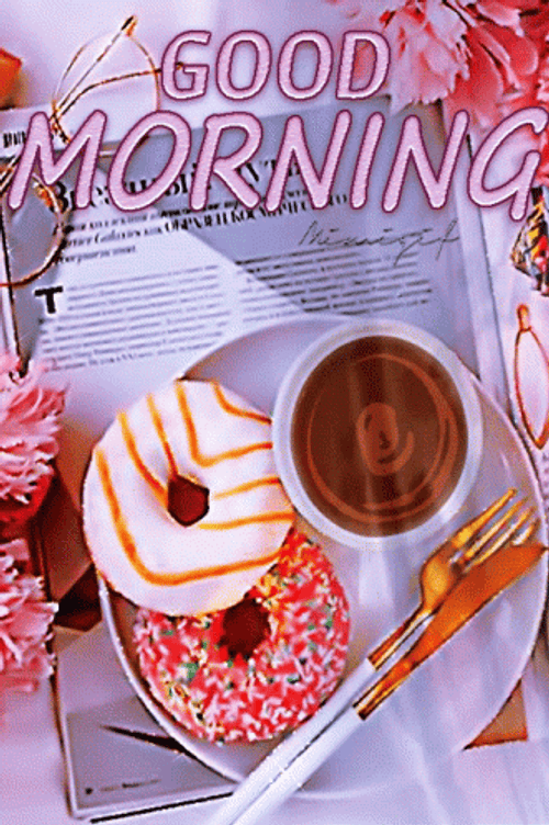 Cafe And Donuts GIF