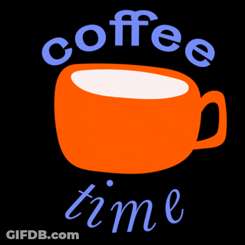 Cafe Time Digital Art GIF