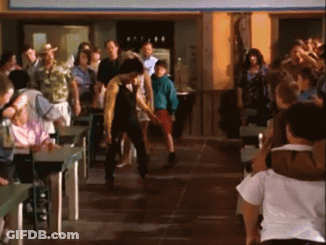 Cafeteria Scene Heavyweights GIF