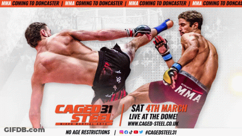 Caged 31 Steel Martial Arts Fight GIF