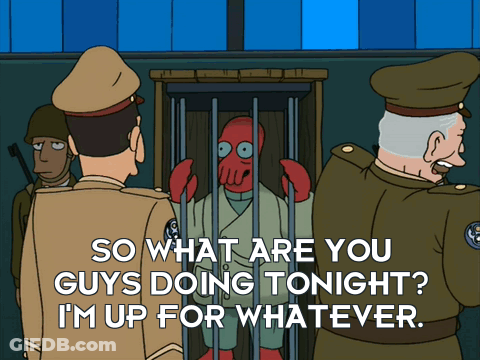 Caged Man So What Are You Guys Doing GIF