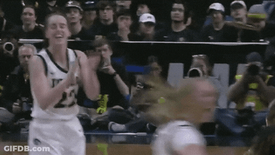 Caitlin Clark Big Smile Clapping GIF