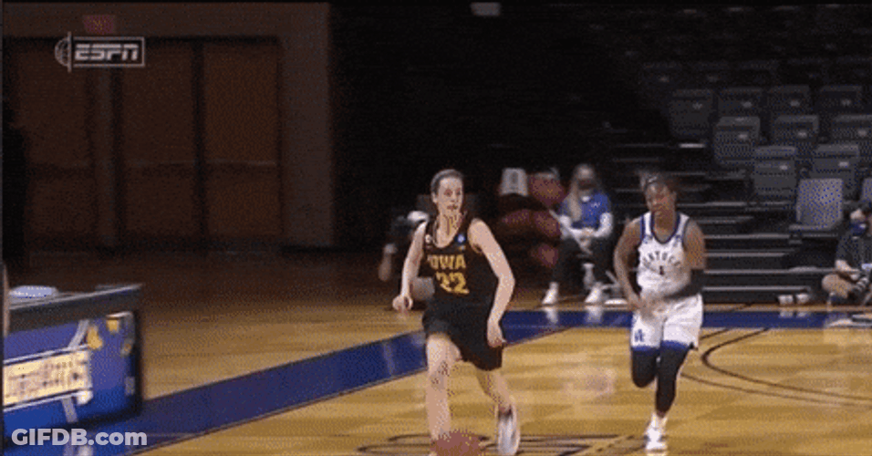 Caitlin Clark WNBA Amazing Lay Up GIF