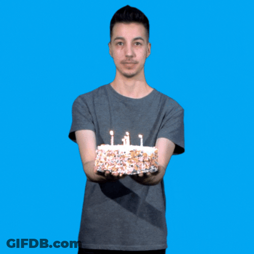 Cake Drop Funny Happy Birthday GIF